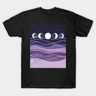 Purple Mountains and Moon T-Shirt